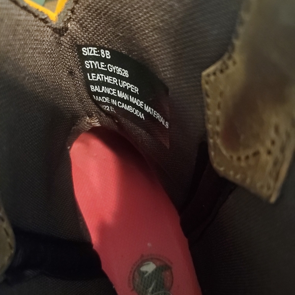 Justin Gypsy Boots with Pink and Yellow Accents - Picture 5 of 5